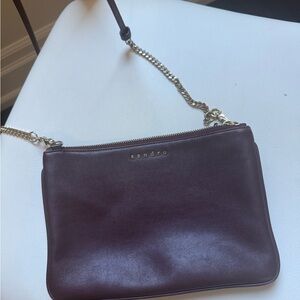 Sandro Deep Burgundy Crossbody Bag